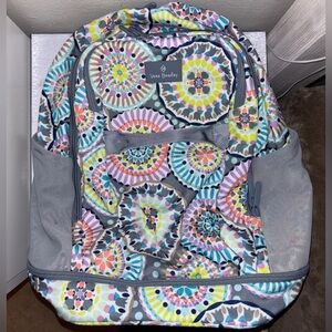 *EUC* Vera Bradley Lighten Up Adventure Travel Backpack- Sunny Medallion Pattern
